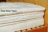 Natural Quilted Wool Mattress Topper