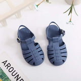 Kids Jelly Sandals – Waterproof, Wide Toe | Roman Style