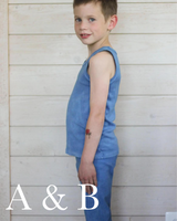 Indigo-Dyed Children's Clothing