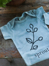 Indigo-Dyed Baby Onesie