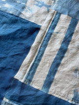 Indigo-Dyed Organic Linen Quilt