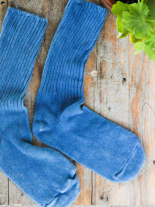 Naturally-Dyed Organic Cotton Socks
