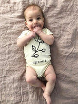 Organic Cotton Lady Farmer Baby Onesie