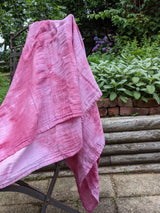 Naturally Dyed Organic Cotton Shawl