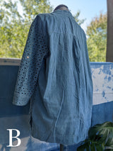 Indigo-Dyed Women's Clothing