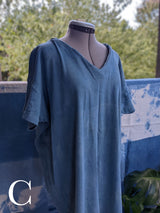 Indigo-Dyed Women's Clothing