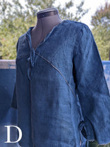 Indigo-Dyed Women's Clothing