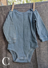 Indigo-Dyed Infant Clothing