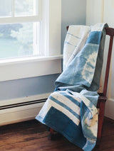 Indigo-Dyed Organic Linen Quilt
