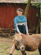 Naturally Dyed Organic Cotton Shawl
