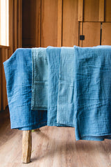 Naturally Dyed Organic Cotton Shawl