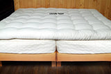 Natural Quilted Wool Mattress Topper
