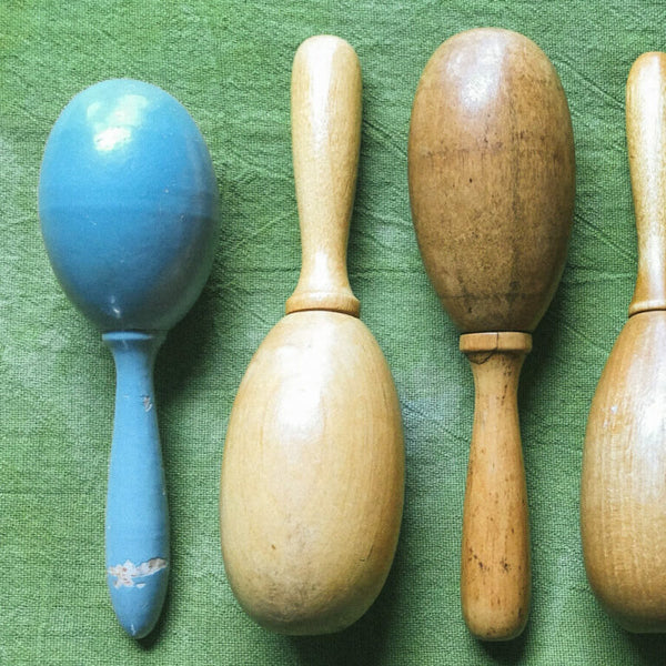 Wooden Painted Darning Egg
