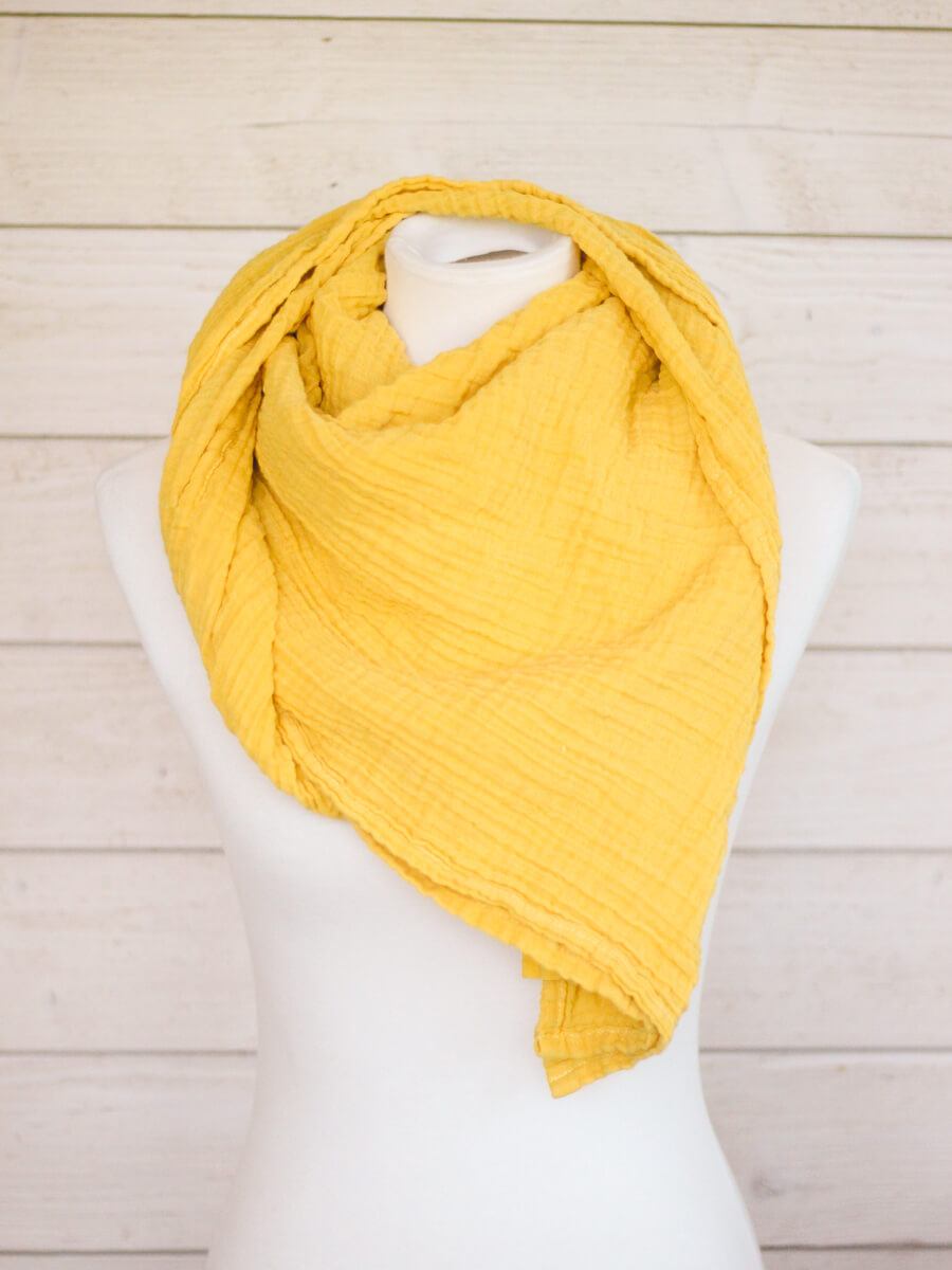 Naturally Dyed Organic Cotton Shawl – Lady Farmer Marketplace