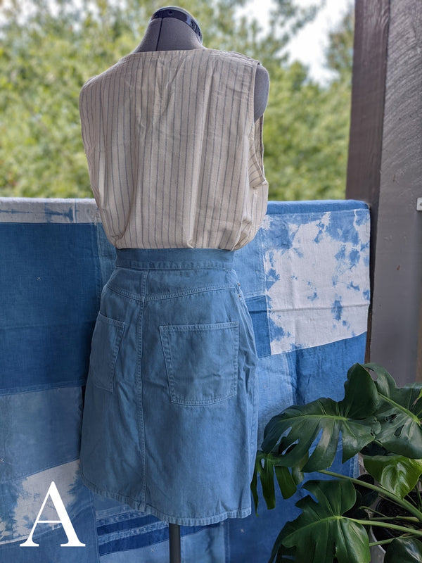 Farm Apron Dress / Indigo Denim — tove | sustainable fashion